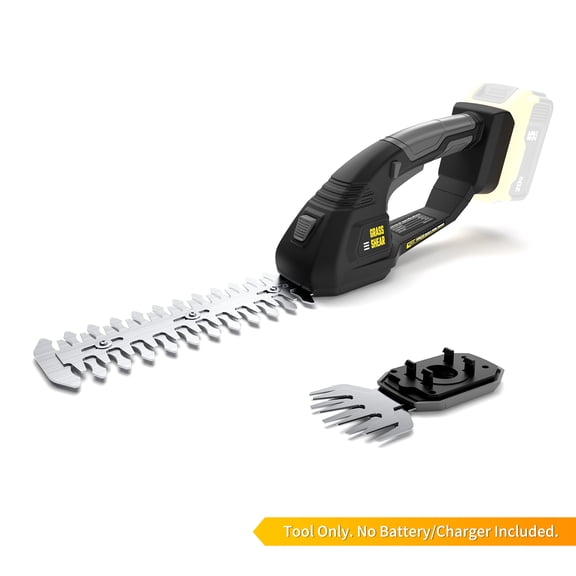 Hedge Trimmer Cordless (Battery Not Included) Compatible with DEWALT 20V MAX, Electric Hedge Trimmer & Grass Trimmer, 2 in 1 Design for Yard, Garden, Lawn Care