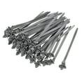 thumbnail image 5 of 4.7 Inches Grey Cable Zip Ties Push Mount Nylon Wire Cord Strap 120 Pack, 5 of 5