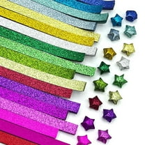 360 Sheets Origami Star Paper Strips, Multi Color, 25cm Size, Craft Supply
