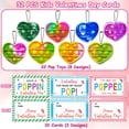 thumbnail image 2 of Paquete de 32 tarjetas de San Valentín BAOXUE con Pop It Fidget Toy, 2 of 8
