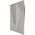 thumbnail image 4 of Ekena Millwork 11 7/8"W x 11 7/8"H Locke EnduraWall Decorative 3D Wall Panel, UltraCover Satin Hunt Club Green (Covers 0.98 Sq. Ft.), 4 of 6