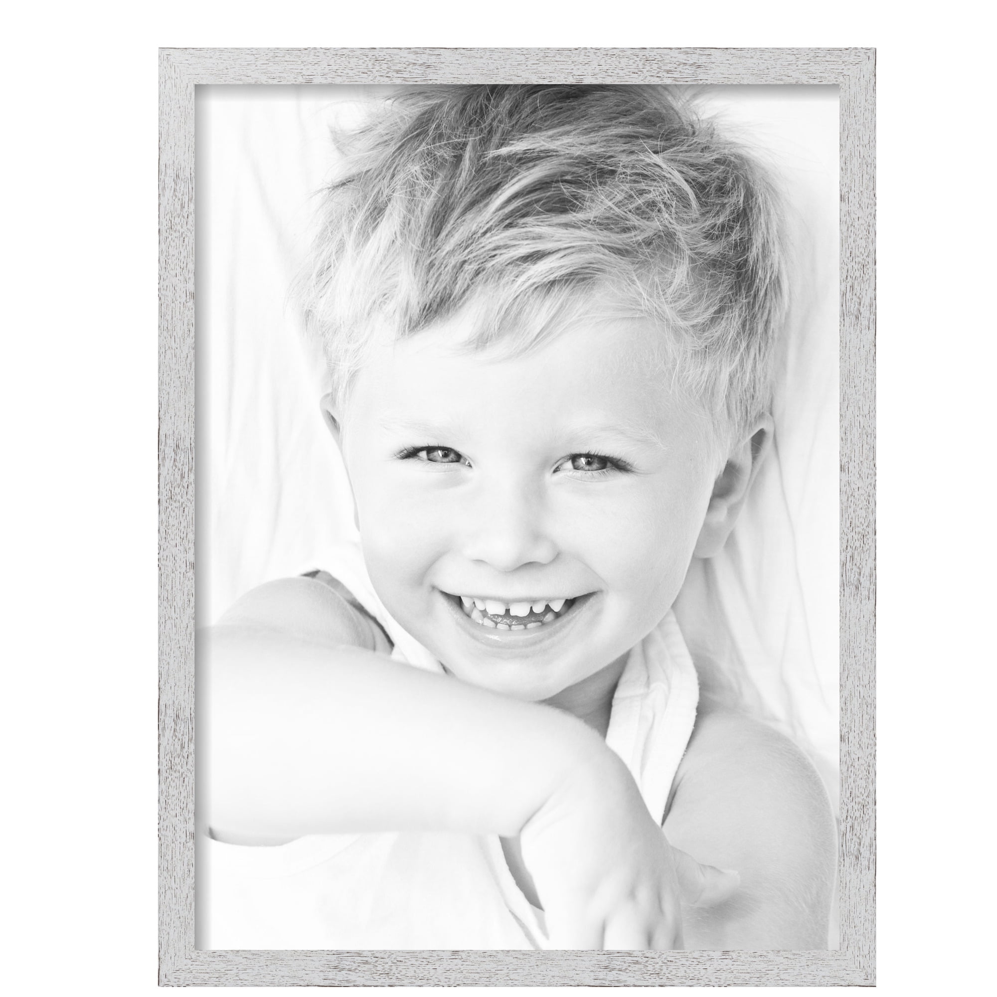 ArtToFrames 18" x 24" White Picture Frame, 18x24 inch White Wood Poster Frame (WOM-4430), 4 Pack