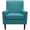 thumbnail image 4 of Fox Hill Trading Emma Lounge Chair, Teal Blue, 4 of 6