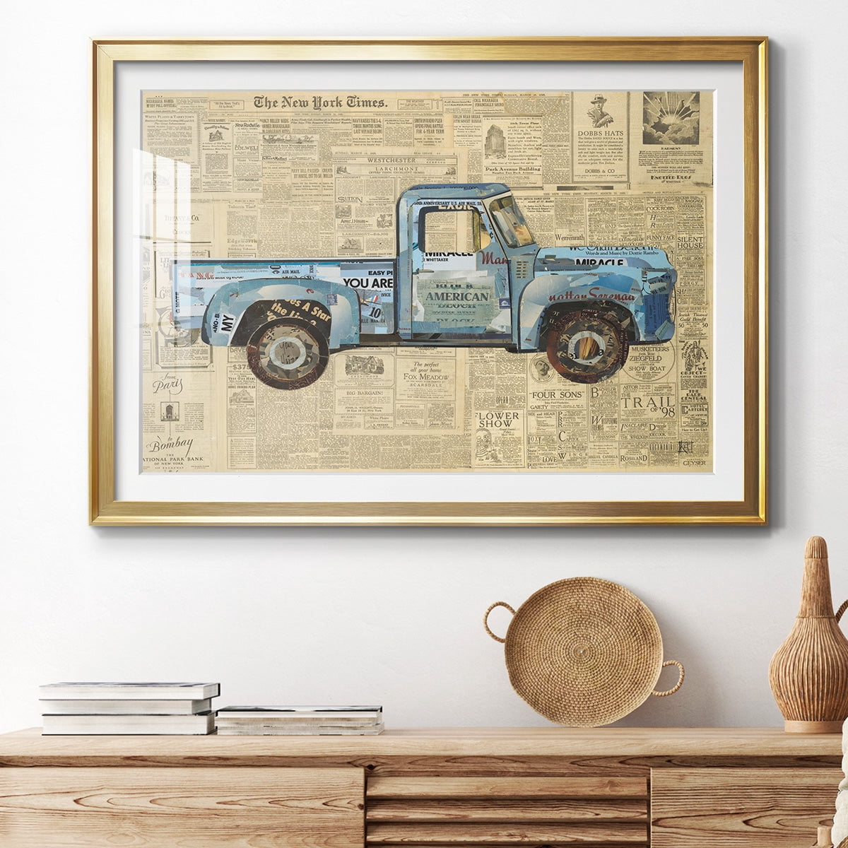 Georgeâ€™s â€™53 Ford Premium Framed Print - Ready to Hang
