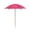 Pink, variant on Umbrella Adjustable Garden Shade Umbrella with Iron Poles Outdoor Multifunctional Sun Shade for Potted Flowers Weatherproof Sun Protection for Backyard Patio