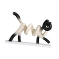 thumbnail image 2 of Resumen de figuras de gato Crafts Decoración de la estatua de la estatua Desktop Resina Kitty Figura Minimalista de arte Minimalista para estantería 30x10x23cm, 2 of 8