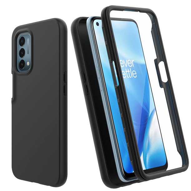 OnePlus N200 5g Case with [Built In Screen Protector], FullBody Shockproof Soft Liquid Silicone
