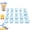 20-d, variant on Numbers for Pencils Toppers, 20/30/50pc Number Pencil Toppers, 3D Printed Reusable Classroom Pencil Labels for Teachers, Pencils Tracking Markers