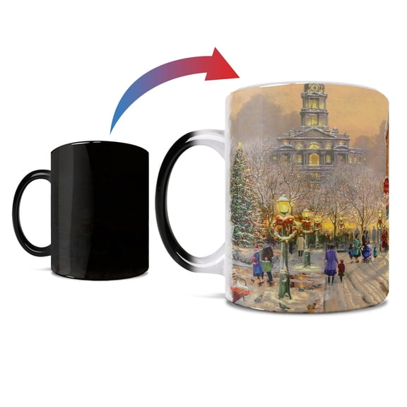 Thomas Kinkade Studios (Lionel Train - A Christmas Wish) Morphing Mugs® Heat-Sensitive Mug MMUG1357