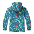 thumbnail image 4 of Rhuody Winter Coats For Boys Long Sleeve Kids Rain Jacket Dinosaur Hooded Windbreaker Outdoor Sport Coat Basic Classic Winter Outerwear Sky Blue 7-8 Years, 4 of 4