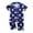 ZAB Navy, variant on 2 Piece Sets Pajamas For Kids Children Graphic Print Short Sleeve Button Shirt Shorts Pajama Set,Size 10 Years-11 Years