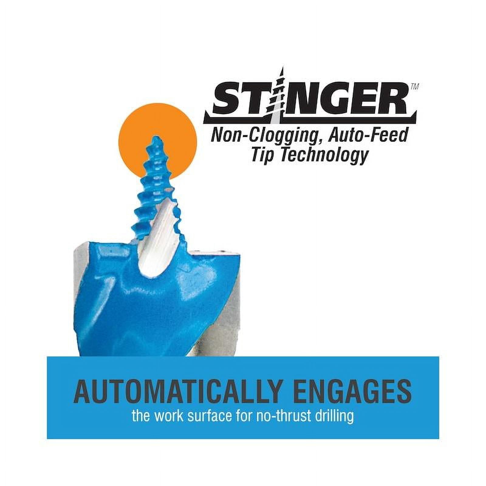 Spyder 12001 Stinger Assorted Woodboring Auger Drill Bit Set, 3-Piece