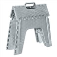thumbnail image 5 of Simplify 2 Pack 12" Plastic Folding 1 Step Stool in Gray, 5 of 8