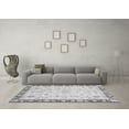 thumbnail image 3 of Ahgly Company Indoor Square Abstract Gray Modern Area Rugs, 3' Square, 3 of 4