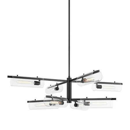 

8 Light Chandelier in Thoughtful Simplicity and The Classics Style-16.25 inches Tall and 52.75 inches Wide Bailey Street Home 735-Bel-4623818