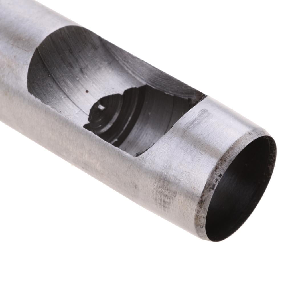Nishiyuenyi Steel Round Hollow Punch Hand Tools Hole Punching Leather Gasket -30mm, 25mm