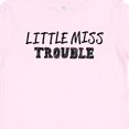 thumbnail image 4 of Inktastic Little Miss Trouble Girls Baby T-Shirt, 4 of 5