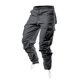 thumbnail image 5 of Pantalones largos de tela tejida para hombre con múltiples bolsillos, pantalones casuales de color sólido, pantalones de trabajo para hombre, pantalones de tela tejida, 5 of 9