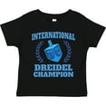 thumbnail image 3 of Inktastic Dreidel Champion Hanukkah with Blue Laurels Boys or Girls Toddler T-Shirt, 3 of 5