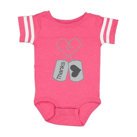 

Inktastic Memorial Day Military Tags Gift Baby Boy or Baby Girl Bodysuit