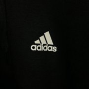 Adidas Sport Multi Mens 3-Stripe Fleece Pullover Hoodie Size L Black White