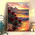 thumbnail image 3 of DIY Digital Oil Painting Kit for Adults Flowers Roses Daisies Hand Painted Coloring Art Set with Canvas Paint 10ml Healing Relaxation Gift for Beginners, 3 of 3