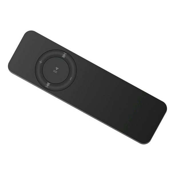 Reproductor de MP3 Cateissary USB Interfaz USB de 3.5 mm Dispositivo de reproducción de MP3 WMA portátil recargable Negro