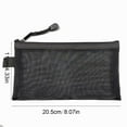 thumbnail image 2 of Tyidzon Transparent Mesh Zipper Pouch Bags, Large Capacity Pencil Pouch, Zipper Storage Bag for Classroom, College, Cosmetics Makeup, Travel & Office Supplies, 2 of 6
