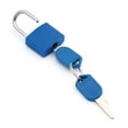 thumbnail image 4 of Mini candado antirrobo para estuche de plástico, diario, joyero, azul, 2 uds. 2 piezas, 4 of 8