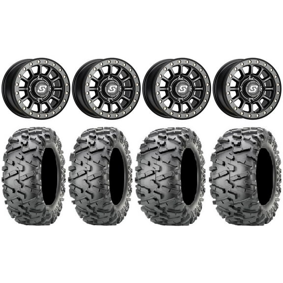 Sedona Sano Bdlk 14" Wheels Bk  30mm 27" BigHorn 2.0 Tires Polaris RZR XP 1000 / PRO XP / Ranger XP 900/1000