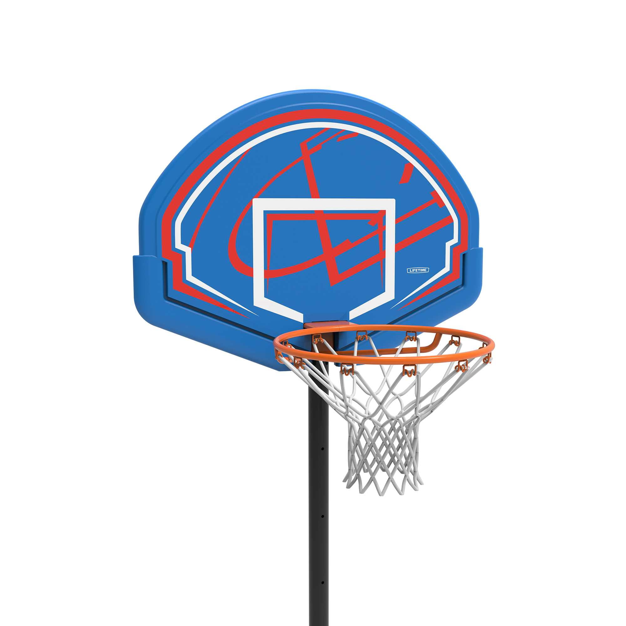 90909 Adjustable Youth Portable Basketball Hoop Lifetime Blue