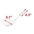 thumbnail image 2 of Unique Bargains Kitchen Stainless Steel Oil Colander Ladle Mesh Strainer Silver Tone 13cm Dia, 2 of 3