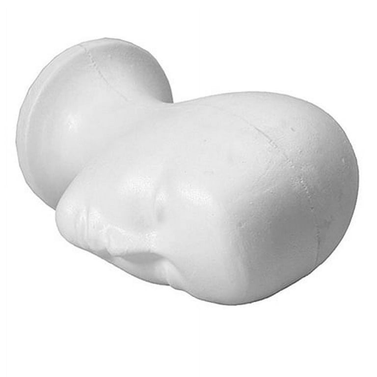Yirtree 19 Inch Styrofoam Head Female Foam Wig Head Mannequin