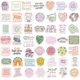 thumbnail image 3 of Inspirational Stickers Pack 100Pcs, Waterproof Vinyl Stickers for Water Bottle Hydro Flask Laptop Journaling, Pink Motivational Stickers for Girls and, 3 of 4