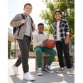 thumbnail image 3 of 3 Pack Boys' Fleece Joggers Sweatpants Athletic Kids School Pants Pockets, 3 of 4