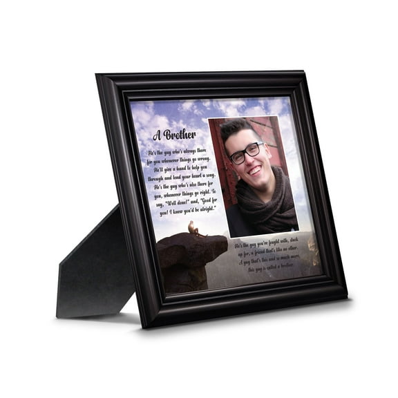 A Brother, Gift to Brother from Sister, Picture Framed Poem, 6329B