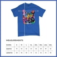 thumbnail image 5 of Tee Hunt Dean Russo Thoughtful Cat T-Shirt Colorful Pet Kitten Eyes Men's Tee, Blue, X-Large, 5 of 5
