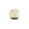 thumbnail image 2 of BLISSFUL STEP Chaussures Plates en Maille à Enfiler à Bout Pointu pour Femmes Beige 8, 2 of 8