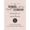 Chalkboard Union Standard Wedding Invitation
