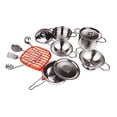 thumbnail image 1 of Juego de utensilios de cocina Strade Fareast Limited 13 piezas acero inoxidable para niños, 1 of 8