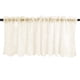 thumbnail image 1 of Yuarrent 2 uds encaje café cocina volante ventana cortina cenefa semitransparente cortinas de gasa tratamiento de ventana Decoración del hogar Beige 130x41, 1 of 6