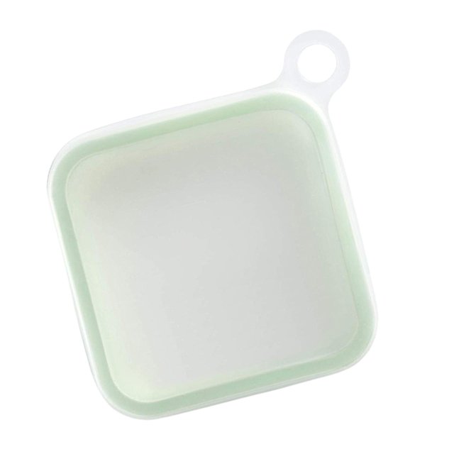 Rongfmy PrettyiaBento Box Sandwich Toast Case Silicone Lunch Box for Parent-child School