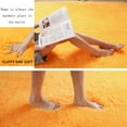 thumbnail image 4 of YJ.GWL Soft Area Rugs Shag Carpet Fluffy Rug for Living Room Bedroom Floor Mat Home Decor, 5'x8',Orange, 4 of 7