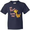 thumbnail image 3 of Inktastic My Pops Loves me- cute giraffe Youth T-Shirt, 3 of 5