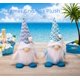 thumbnail image 3 of Peluche de gnomo ALYRMEI Ocean Day, 7 x 23 cm, azul, hecho a mano, 3 of 8