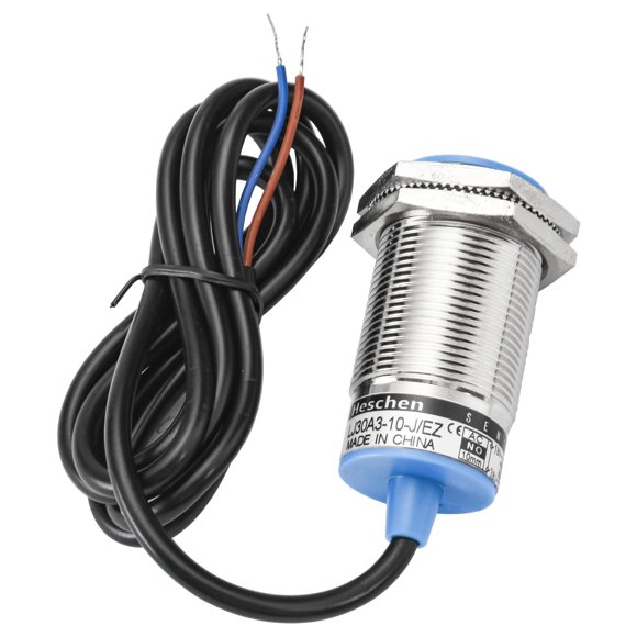 Heschen M30 Détecteur de Proximité Inductif Type Bouclier LJ30A3-10-J/EZ Détecteur 10mm 90-250VAC 400mA Normalement Ouvert (Sans) 2 Fils