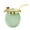 A, variant on FSAGAE Green Glass Jar with Airtight Lid Kitchen Storage Container for Honey Jam Spices 4.7x4.3in