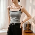 thumbnail image 5 of Gfyviroh Women's Cotton Cami Tops Casual Sleeveless Spaghetti Strap Tops Thin Comfortable Summer Slim Undershirts, 5 of 7