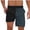Navy, variant on Gfyviroh Casual Shorts for Men Color Block Trendy Drawstring Beach Shorts Elastic Waist Patchwork Pockets Shorts