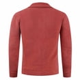 thumbnail image 4 of Hoodless Jackets for Men Casual Casual Long Sleeve Half Zipper Coat Lapel Collar Casual Jackets Fleece Coats, 4 of 6